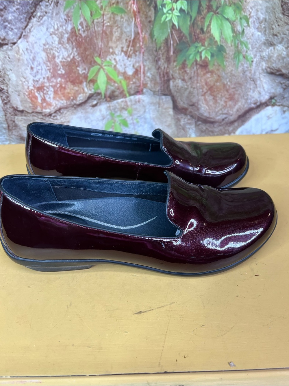 DANSKO Burgundy Olivia Patent Leather Loafers, 39 - Picture 8 of 14